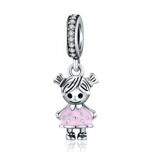 (imagine pentru) Pandora Style Silver Perfect Life Is Sweet Dangle - SCC543