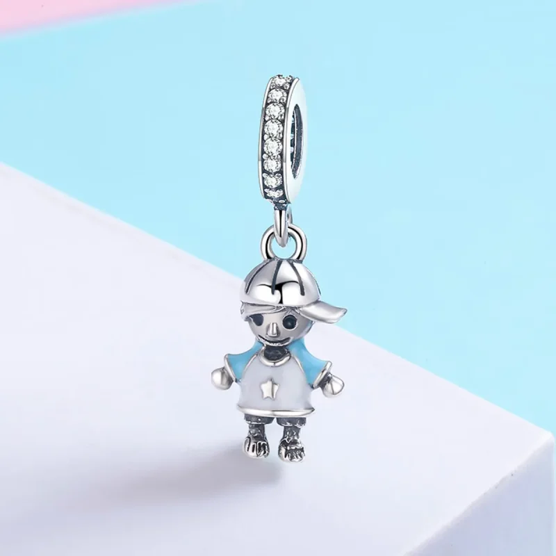 (imagine pentru) Pandora Style Argint Perfect Life Pui de Băiat Pandantiv - SCC544 - Vizualizare 4