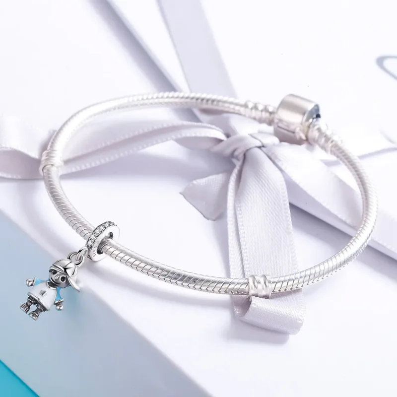 (imagine pentru) Pandora Style Argint Perfect Life Pui de Băiat Pandantiv - SCC544 - Vizualizare 5
