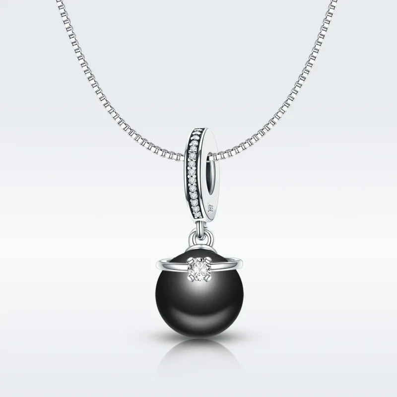(imagine pentru) Pandora Style Pandantiv de Argint cu Perle Prestige - SCC572 - Vizualizare 2