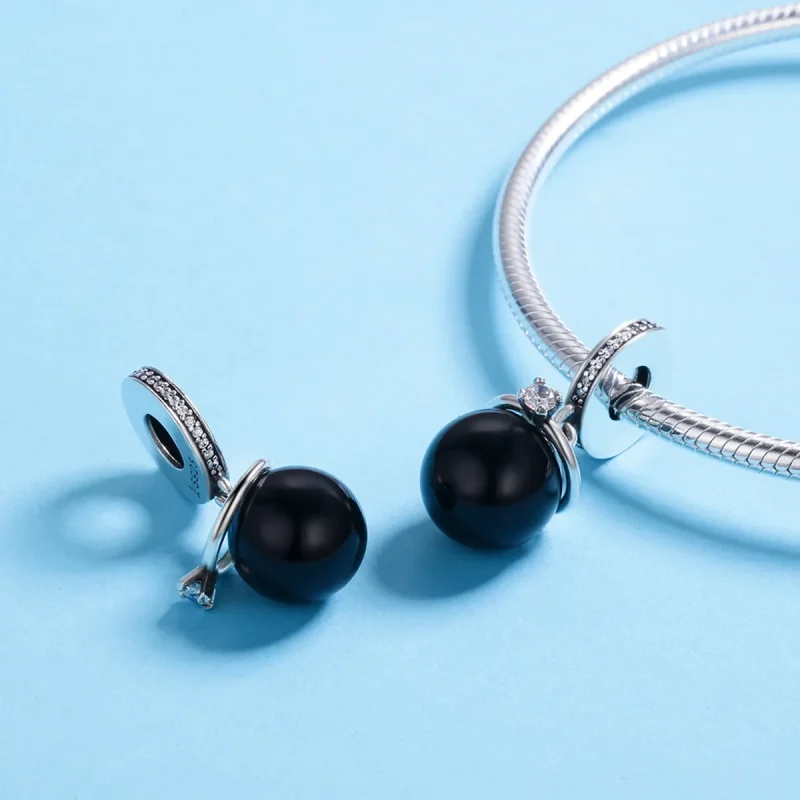 (imagine pentru) Pandora Style Pandantiv de Argint cu Perle Prestige - SCC572 - Vizualizare 5