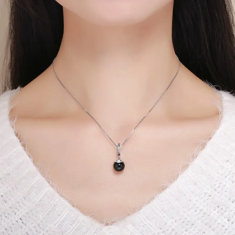 (imagine pentru) Pandora Style Pandantiv de Argint cu Perle Prestige - SCC572 - Vizualizare 7