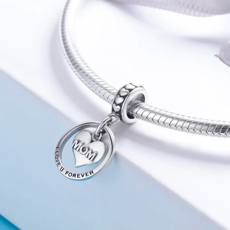 (imagine pentru) Pandora Style Argint Love Mom Agățat - SCC649 - Vizualizare 4