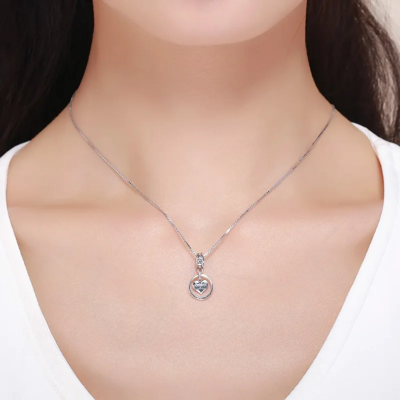 (imagine pentru) Pandora Style Argint Love Mom Agățat - SCC649 - Vizualizare 6