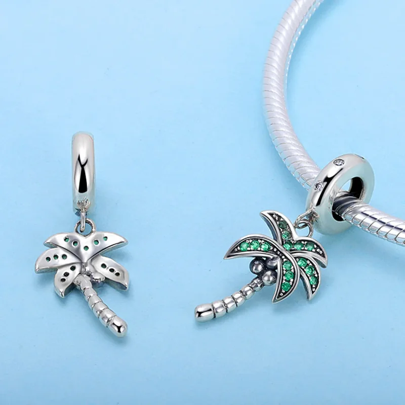 (imagine pentru) Pandora Style Argint Palmier Pandantiv - SCC697 - Vizualizare 2
