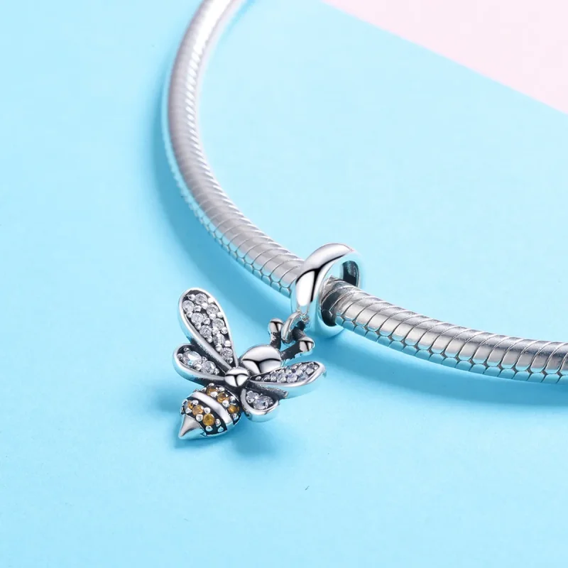 (imagine pentru) Pandora Style Pendul de Argint cu Miere - SCC821 - Vizualizare 3