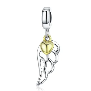 (imagine pentru) Pandora Style Două Nuanțe Aripă de Zână Pendandiv - SCC838