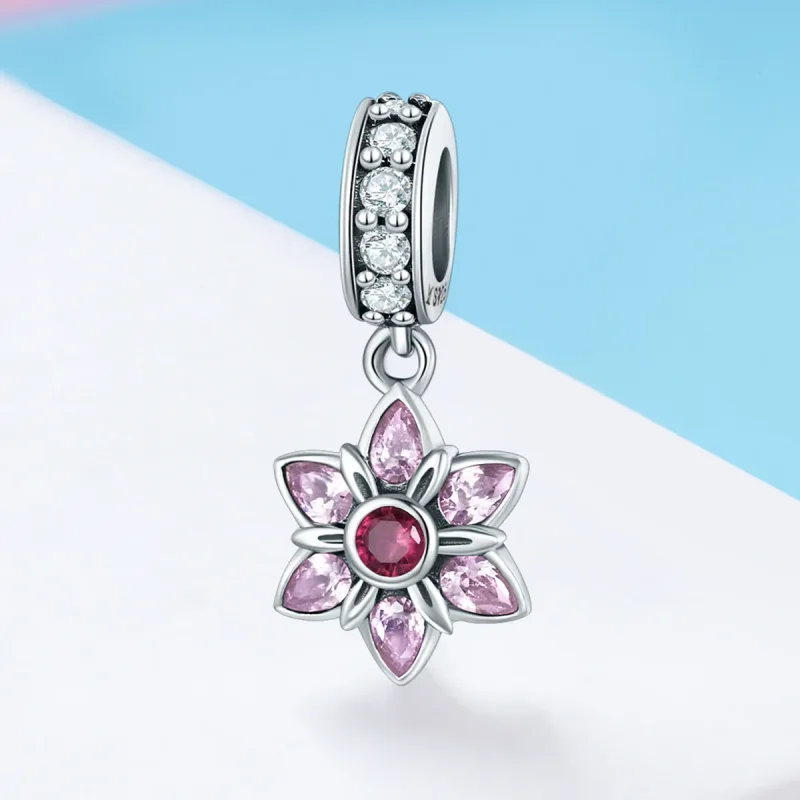 (imagine pentru) Pandora Style Argint Dansul Florilor Pendantă - SCC840 - Vizualizare 2