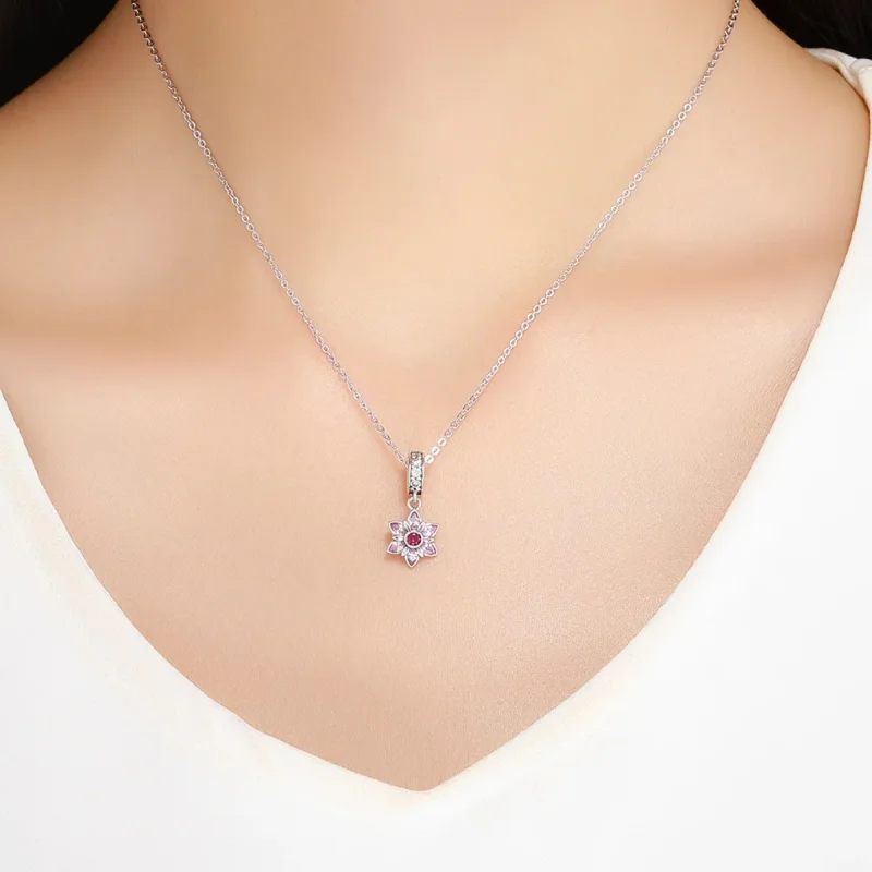 (imagine pentru) Pandora Style Argint Dansul Florilor Pendantă - SCC840 - Vizualizare 5