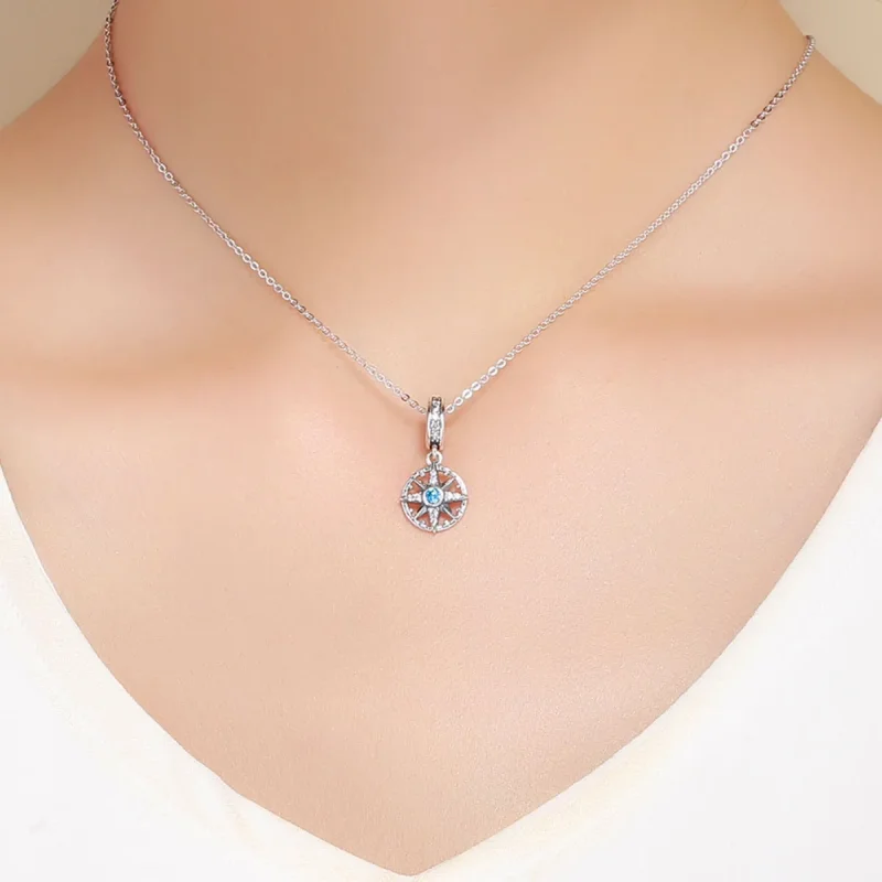 (imagine pentru) Pandora Style Silver Polaris Pendantă - SCC847 - Vizualizare 5