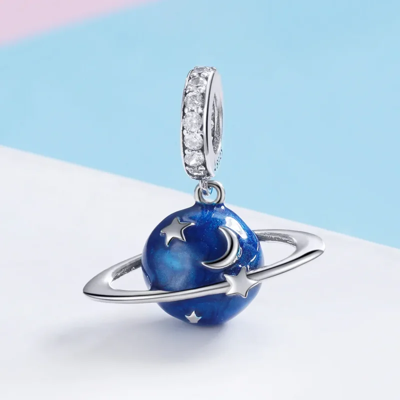 (imagine pentru) Pandora Style Pandantiv Secret Planet Argintiu - SCC933 - Vizualizare 2