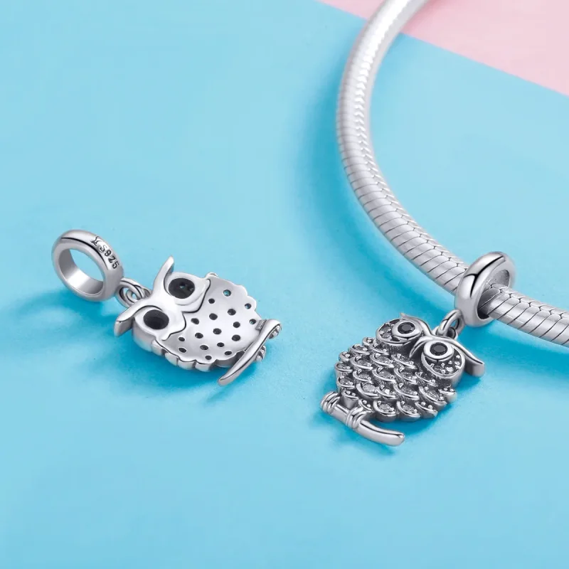 (imagine pentru) Pandora Style Argint Buhaiul Adorabil de Buhă - SCC949 - Vizualizare 4