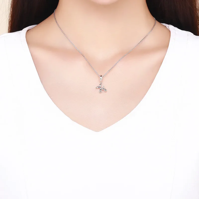 (imagine pentru) Pandora Style Câine Balon Adorabil din Argint, Pendant - SCC981 - Vizualizare 5