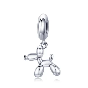 (imagine pentru) Pandora Style Câine Balon Adorabil din Argint, Pendant - SCC981
