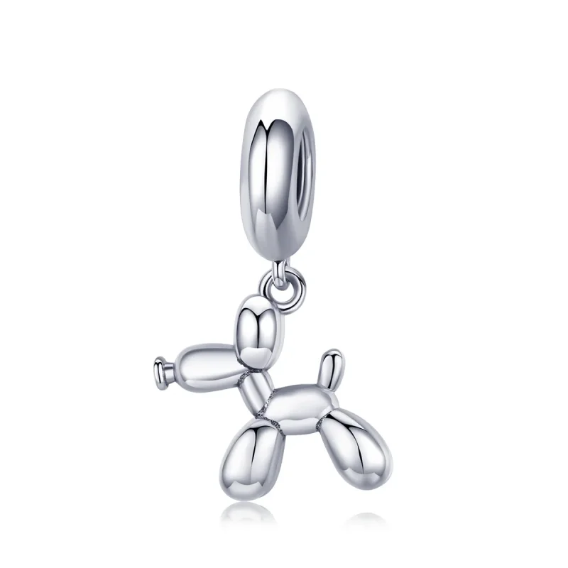 (imagine pentru) Pandora Style Câine Balon Adorabil din Argint, Pendant - SCC981