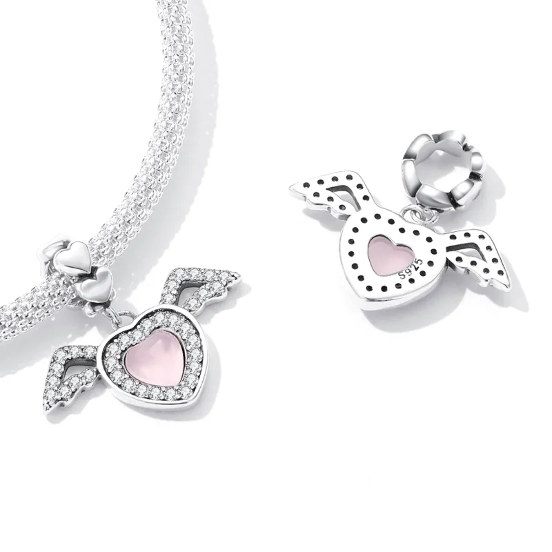 (imagine pentru) Stil Pandora, Pandantiv Love Wings - SCC2229 - Vizualizare 4