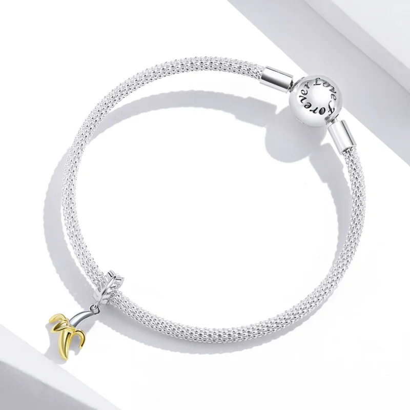 (imagine pentru) Stilul Pandora Delicious Banana Dangle - SCC1592 - Vizualizare 4