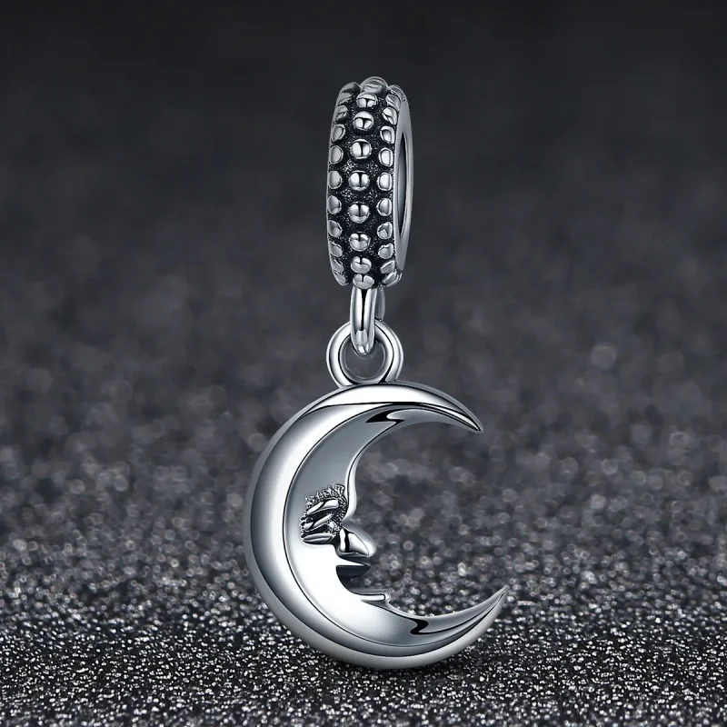 (imagine pentru) Stilul Pandora Mr Moon Dangle - SCC149 - Vizualizare 2