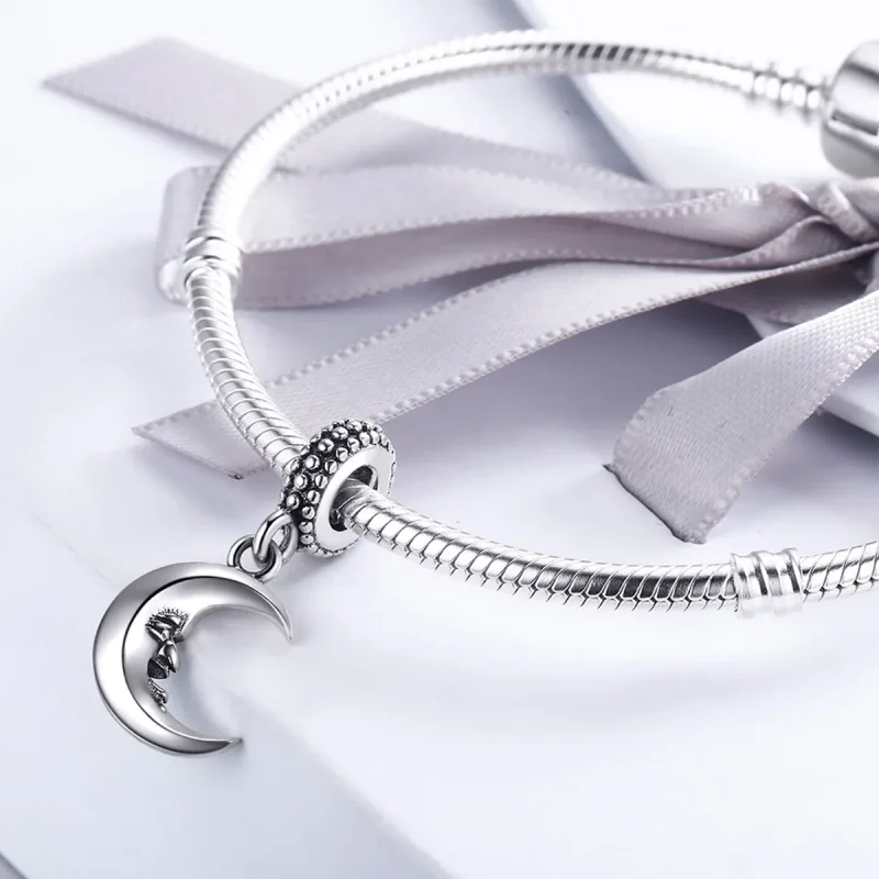 (imagine pentru) Stilul Pandora Mr Moon Dangle - SCC149 - Vizualizare 4