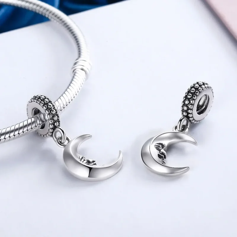 (imagine pentru) Stilul Pandora Mr Moon Dangle - SCC149 - Vizualizare 5