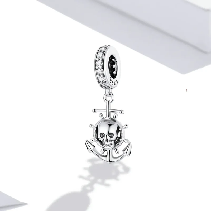 (imagine pentru) Stilul Pandora World Travel - Pandantiv cu vas pirat schelet - SCC2030 - Vizualizare 2