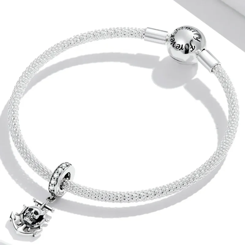 (imagine pentru) Stilul Pandora World Travel - Pandantiv cu vas pirat schelet - SCC2030 - Vizualizare 3