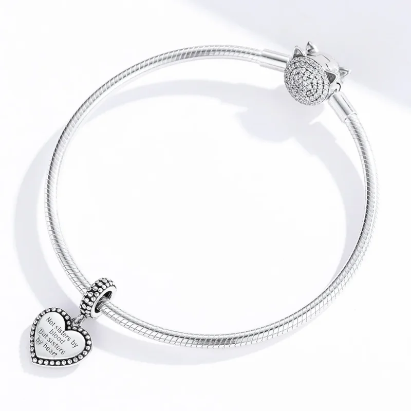 (imagine pentru) Talisman pandantiv Tip Pandora cu Bestie din argint - SCC1396 - Vizualizare 3