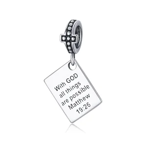 Talisman pandantiv Tip Pandora cu Biblie din argint - SCC1424 (imagine pentru) Talisman pandantiv Tip Pandora cu Biblie din argint - SCC1424
