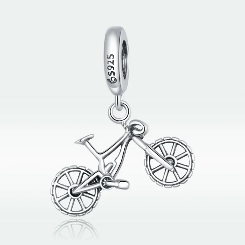 (imagine pentru) Talisman pandantiv Tip Pandora cu Bicicleta de munte din argint - BSC384 - Vizualizare 5