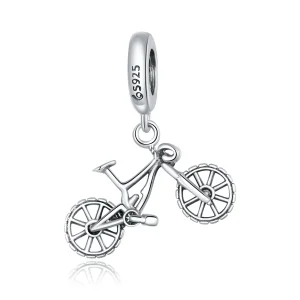 (imagine pentru) Talisman pandantiv Tip Pandora cu Bicicleta de munte din argint - BSC384