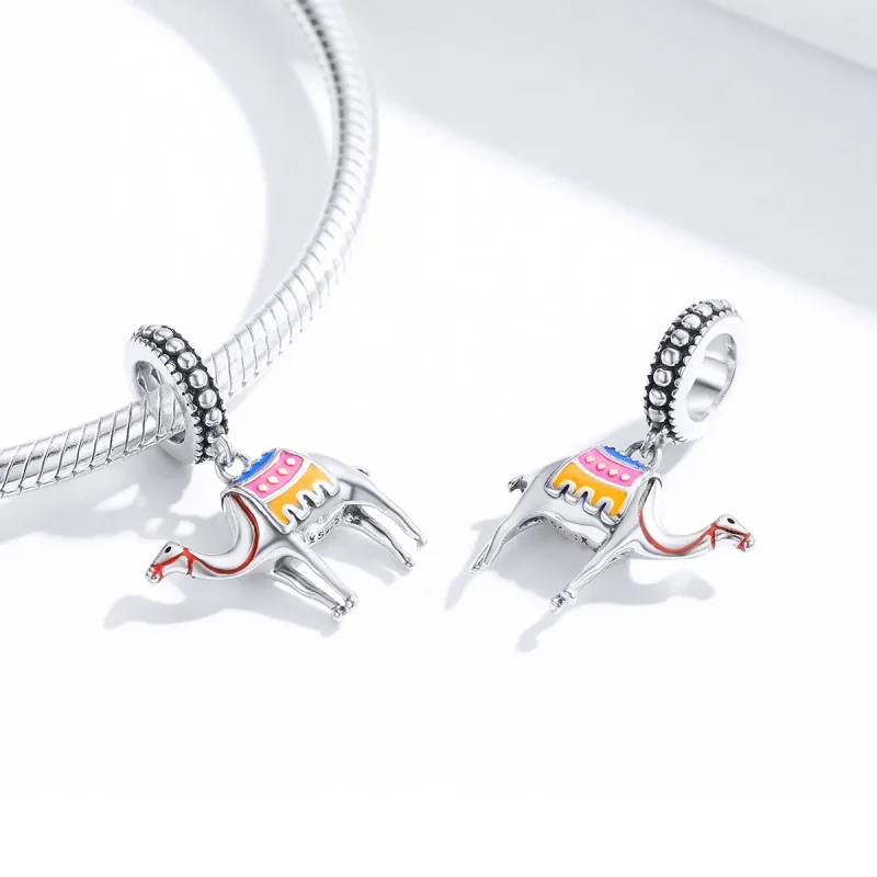 (imagine pentru) Talisman pandantiv Tip Pandora cu Cămilă din argint - SCC1376 - Vizualizare 2
