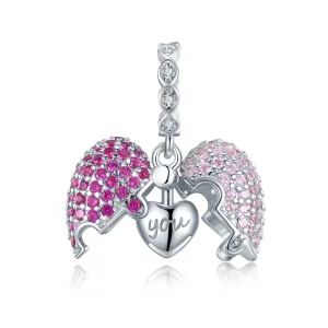 (imagine pentru) Talisman pandantiv Tip Pandora cu Doar tu din argint - BSC282