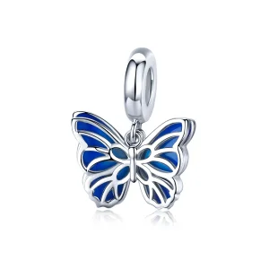 (imagine pentru) Talisman pandantiv Tip Pandora cu Fluture din argint - BSC149