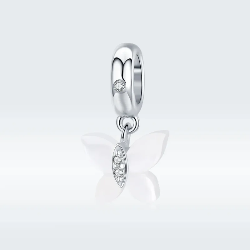 (imagine pentru) Talisman pandantiv Tip Pandora cu Fluture din argint - SCC1414 - Vizualizare 5