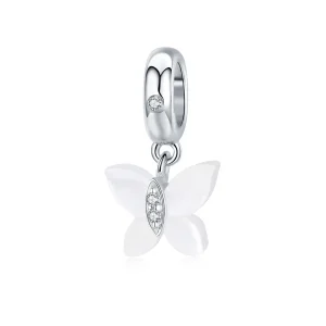 (imagine pentru) Talisman pandantiv Tip Pandora cu Fluture din argint - SCC1414