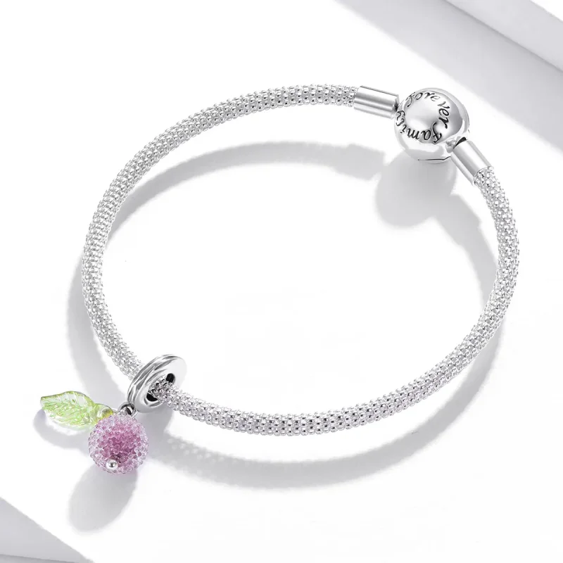 (imagine pentru) Talisman pandantiv Tip Pandora cu Fructe din argint - SCC1802 - Vizualizare 3