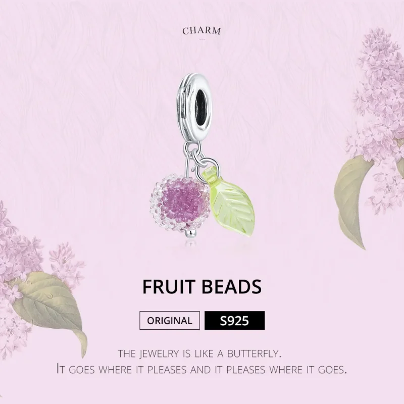 (imagine pentru) Talisman pandantiv Tip Pandora cu Fructe din argint - SCC1802 - Vizualizare 6