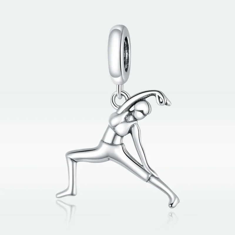 (imagine pentru) Talisman pandantiv Tip Pandora cu Gimnastică din argint - BSC386 - Vizualizare 5