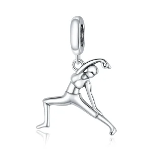 (imagine pentru) Talisman pandantiv Tip Pandora cu Gimnastică din argint - BSC386