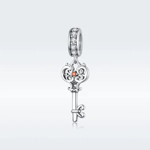 (imagine pentru) Talisman pandantiv Tip Pandora cu Heartslock din argint - BSC092