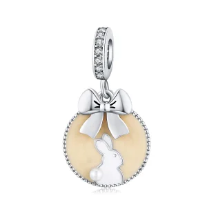 (imagine pentru) Talisman pandantiv Tip Pandora cu Iepure din argint - SCC1439