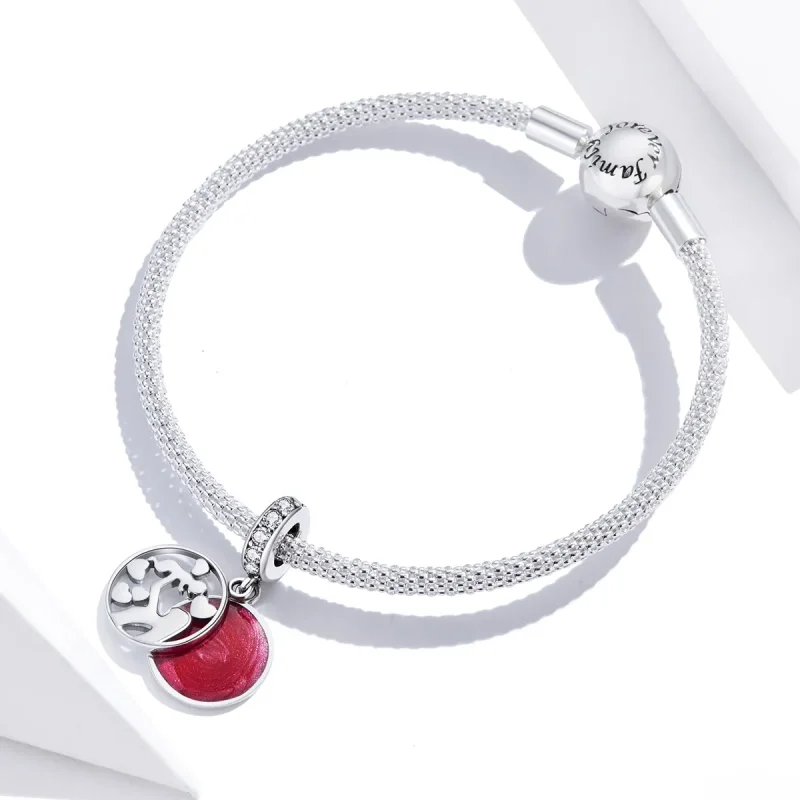 (imagine pentru) Talisman pandantiv Tip Pandora cu Iubirea maternă din argint - SCC1460 - Vizualizare 2