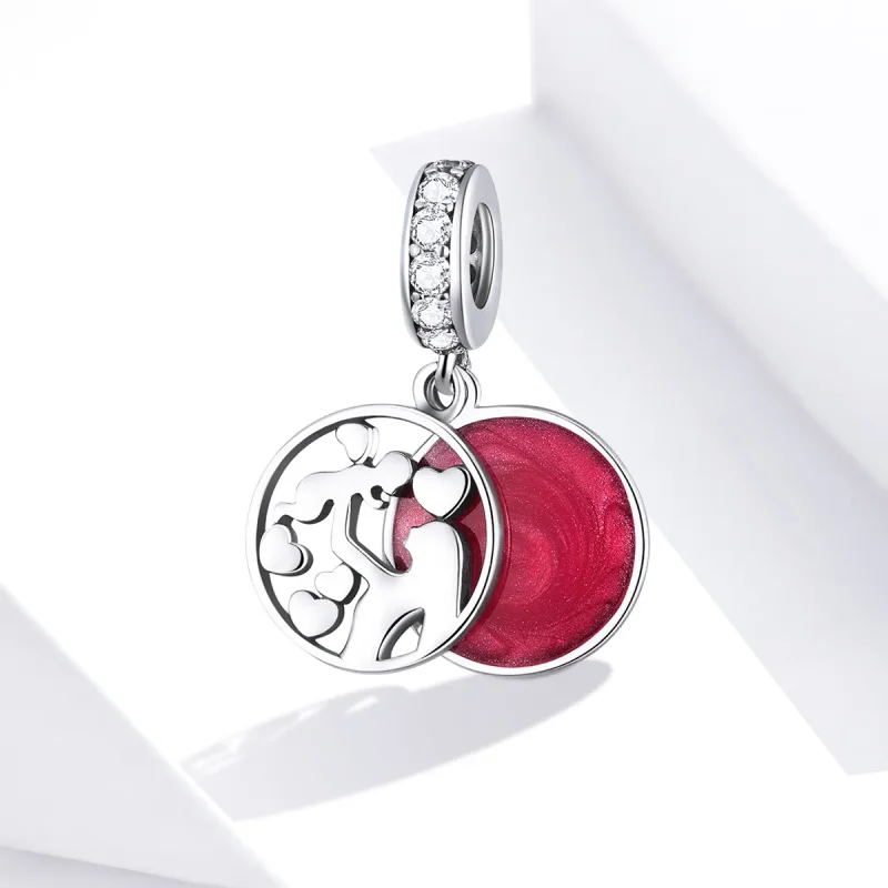(imagine pentru) Talisman pandantiv Tip Pandora cu Iubirea maternă din argint - SCC1460 - Vizualizare 4