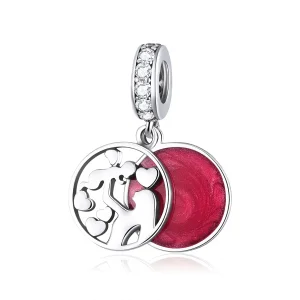 (imagine pentru) Talisman pandantiv Tip Pandora cu Iubirea maternă din argint - SCC1460