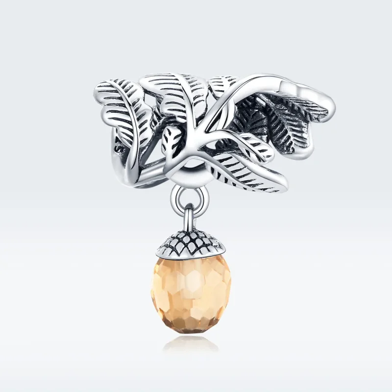 (imagine pentru) Talisman pandantiv Tip Pandora cu Lucky Pine Cone din argint - BSC336 - Vizualizare 5