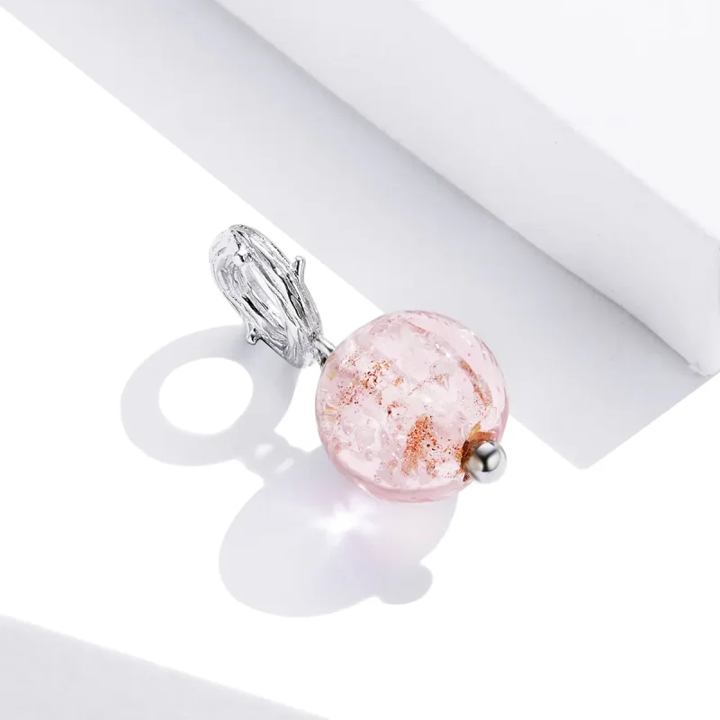 (imagine pentru) Talisman pandantiv Tip Pandora cu Murano din argint - SCC1496 - Vizualizare 3
