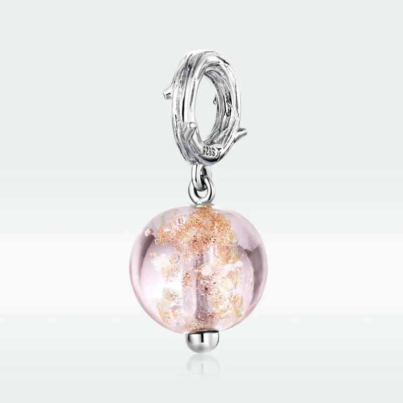 (imagine pentru) Talisman pandantiv Tip Pandora cu Murano din argint - SCC1496 - Vizualizare 5