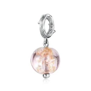 (imagine pentru) Talisman pandantiv Tip Pandora cu Murano din argint - SCC1496