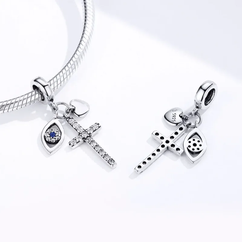 (imagine pentru) Talisman pandantiv Tip Pandora cu paznic din argint - SCC1327 - Vizualizare 4