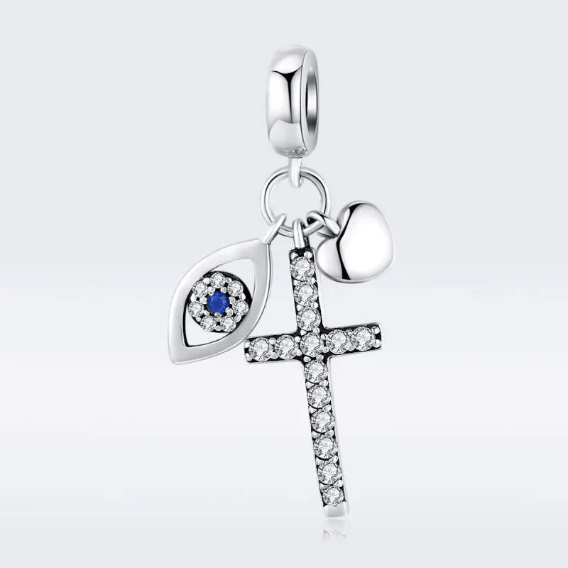 (imagine pentru) Talisman pandantiv Tip Pandora cu paznic din argint - SCC1327 - Vizualizare 5